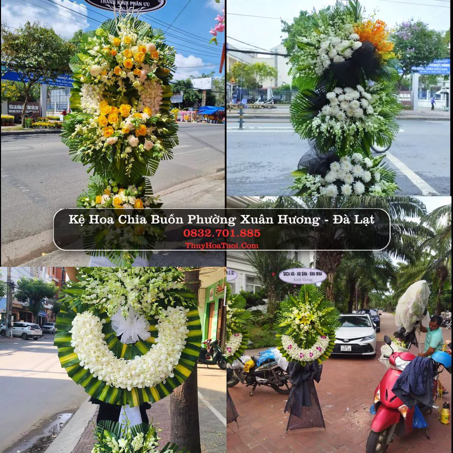 Đặt Vòng Hoa Chia Buồn tại Phường Xuân Hương - Đà Lạt, Lâm Đồng