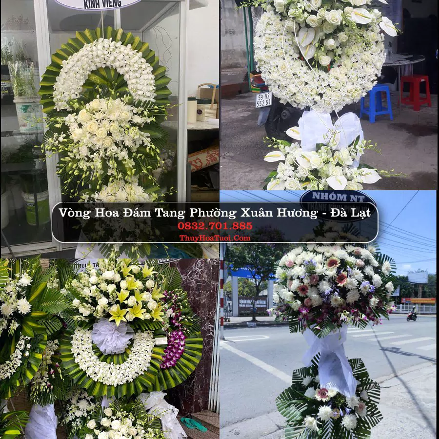 Kệ hoa tang lễ giao tại Phường Xuân Hương - Đà Lạt, Lâm Đồng