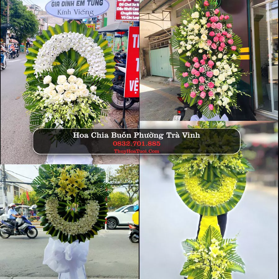 Đặt Vòng Hoa Tang Lễ tại Phường Trà Vinh, Vĩnh Long