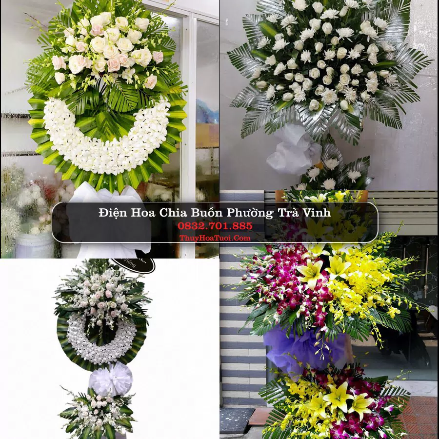 Kệ hoa tang lễ giao tại Phường Trà Vinh, Vĩnh Long