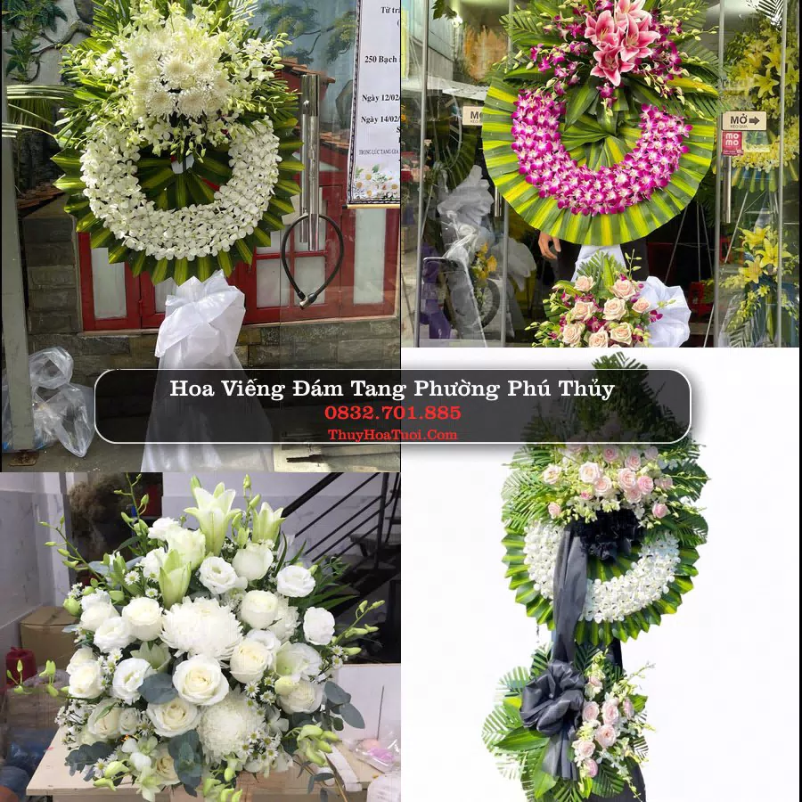 Kệ hoa tang lễ giao tại Phường Phú Thủy, Lâm Đồng