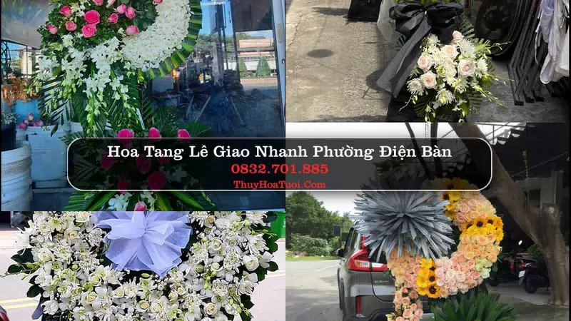 Đặt Vòng Hoa Đám Tang tại Phường Điện Bàn, Đà Nẵng