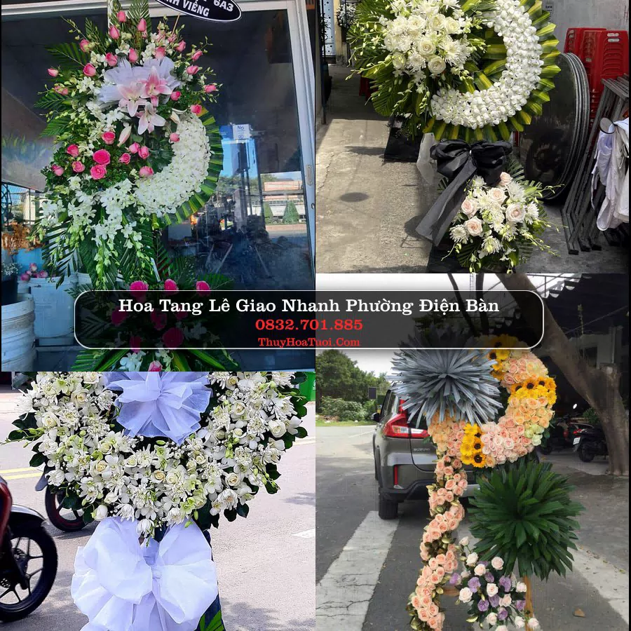 Đặt Vòng Hoa Đám Tang tại Phường Điện Bàn, Đà Nẵng