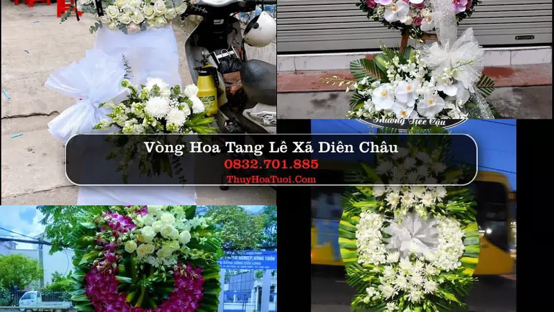 Đặt Vòng Hoa Chia Buồn tại Xã Diễn Châu, Nghệ An