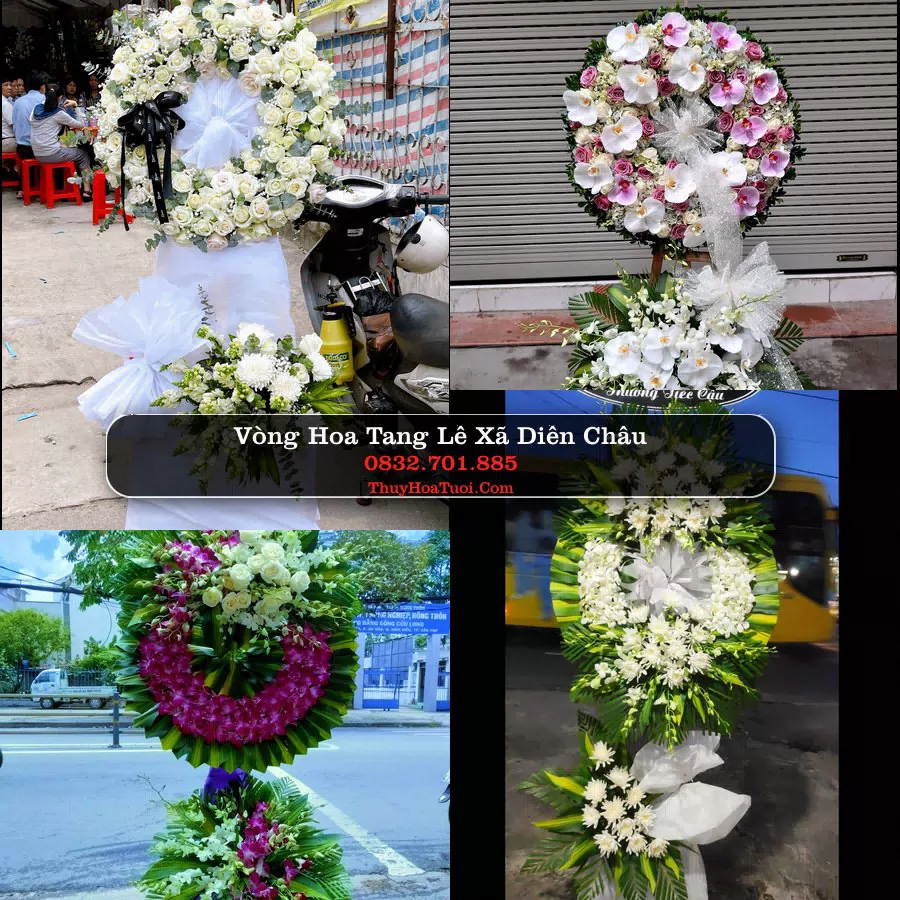 Đặt Vòng Hoa Chia Buồn tại Xã Diễn Châu, Nghệ An