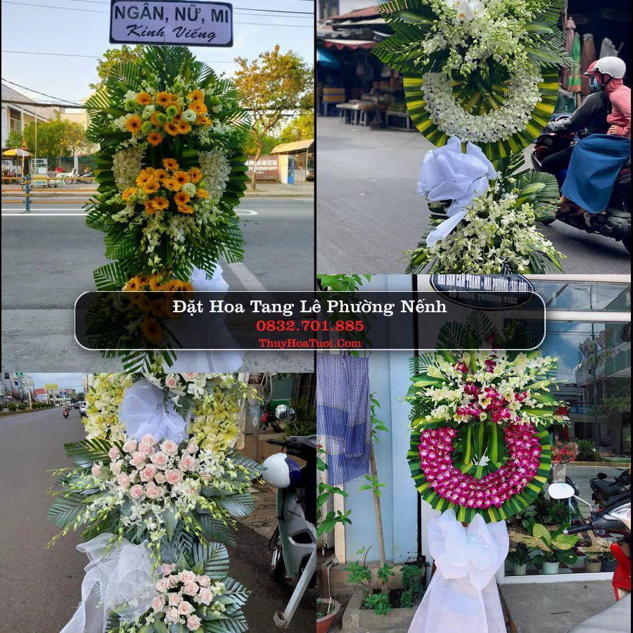 Vòng hoa chia buồn Phường Nếnh - ThuyHoaTuoi.Com