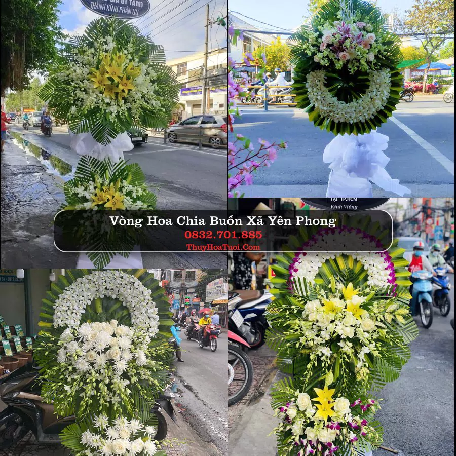 Đặt Vòng Hoa Chia Buồn tại Xã Yên Phong, Bắc Ninh