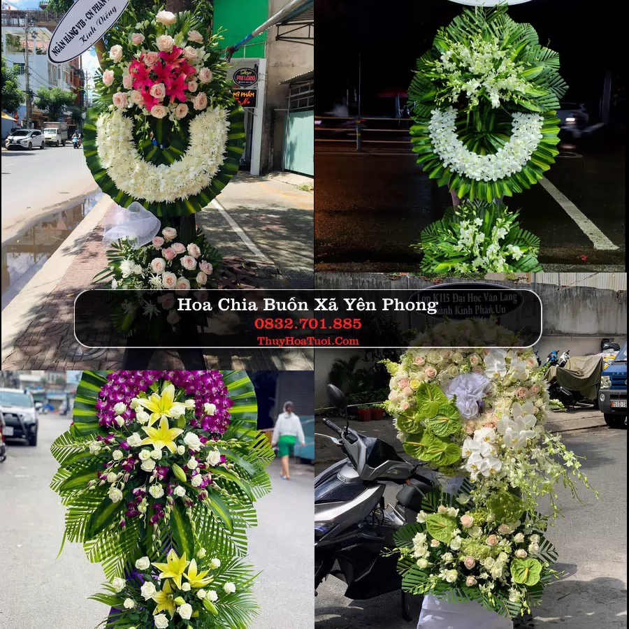 Vòng hoa chia buồn Xã Yên Phong - ThuyHoaTuoi.Com