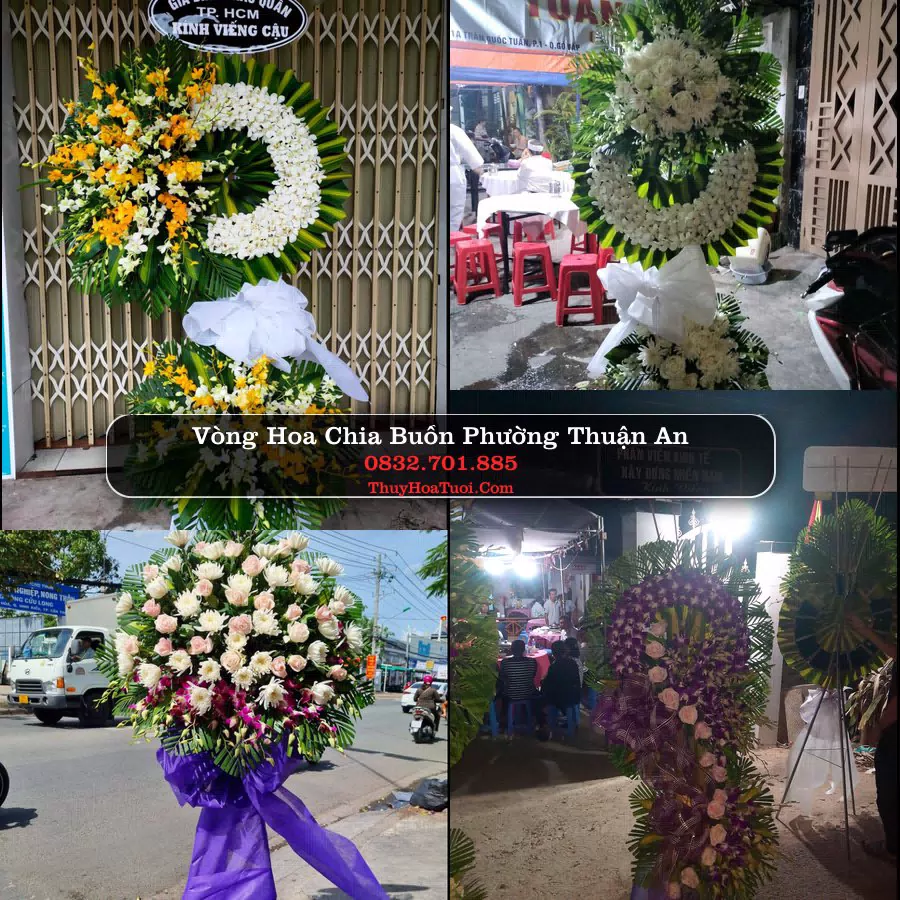 Kệ hoa tang lễ giao tại Phường Thuận An, Huế