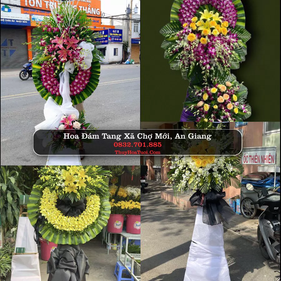 Đặt Vòng Hoa Chia Buồn tại Xã Chợ Mới, An Giang