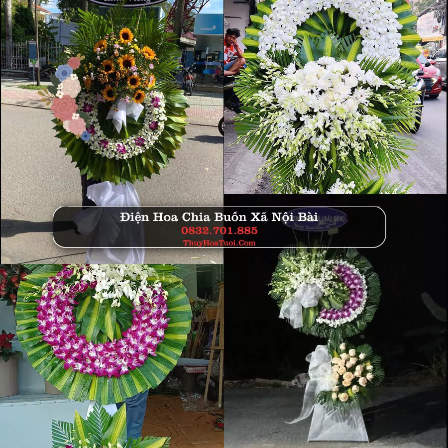 Đặt Vòng Hoa Chia Buồn tại Xã Nội Bài, Hà Nội