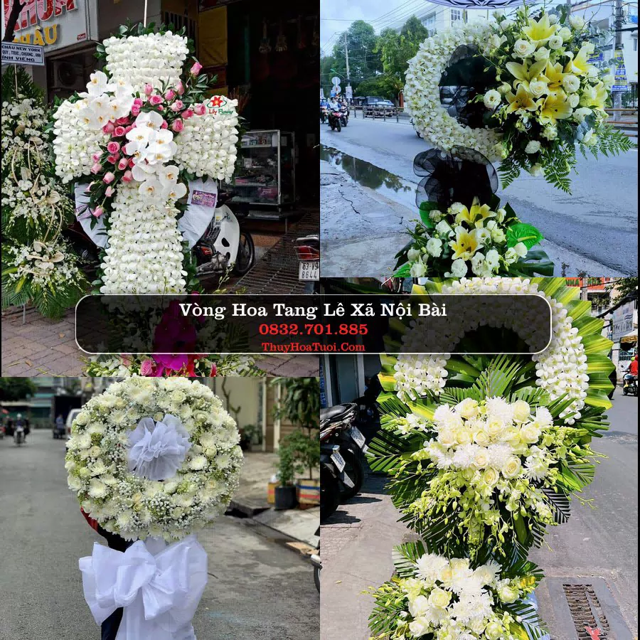 Vòng hoa chia buồn Xã Nội Bài - ThuyHoaTuoi.Com