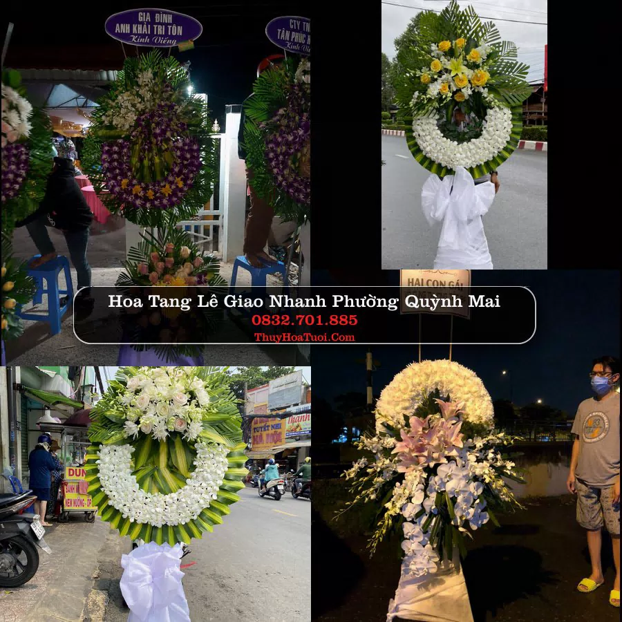 Đặt Vòng Hoa Chia Buồn tại Phường Quỳnh Mai, Nghệ An