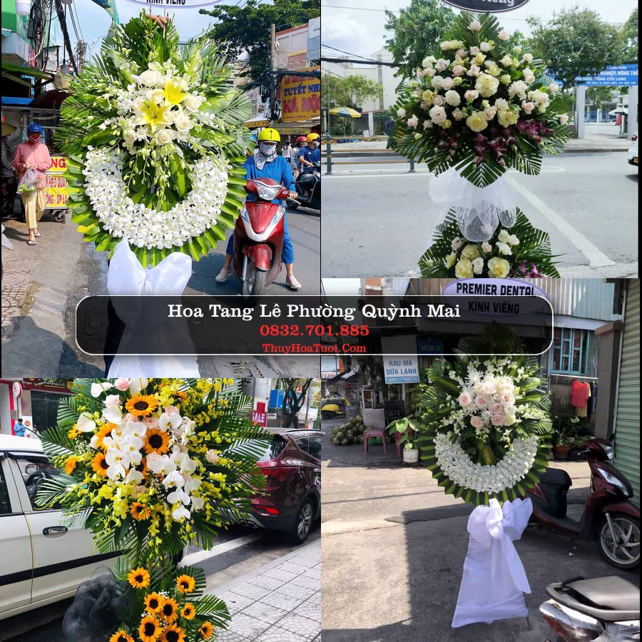 Kệ hoa tang lễ giao tại Phường Quỳnh Mai, Nghệ An