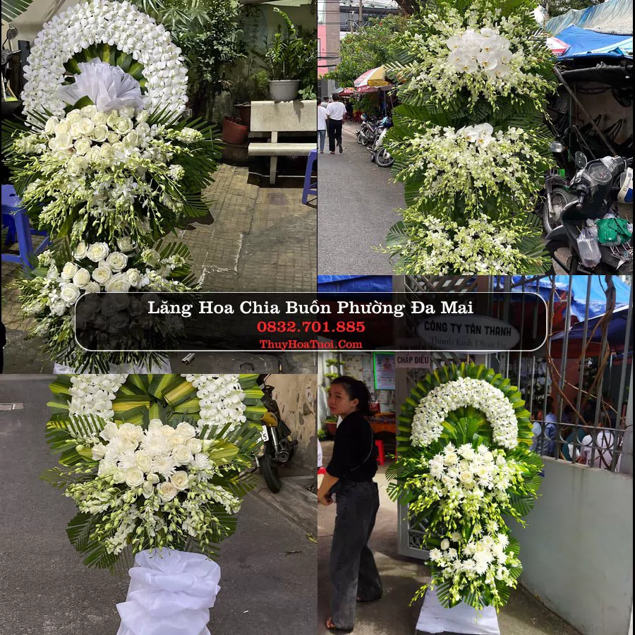 Vòng hoa chia buồn Phường Đa Mai - ThuyHoaTuoi.Com