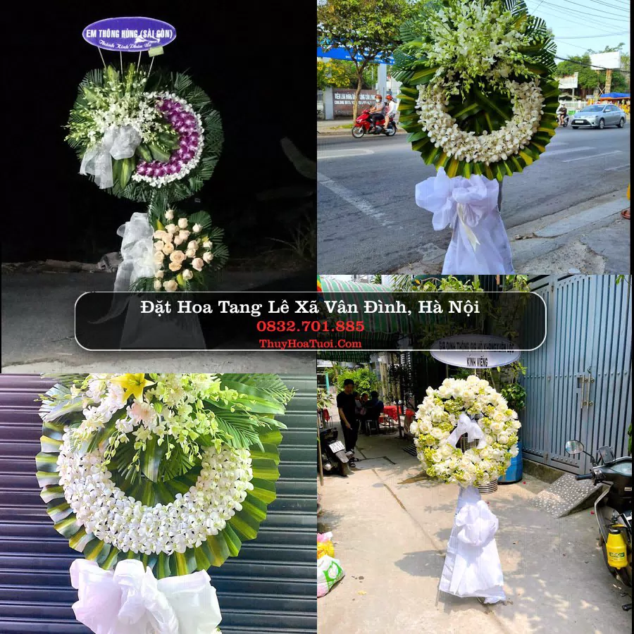 Vòng hoa chia buồn Xã Vân Đình - ThuyHoaTuoi.Com
