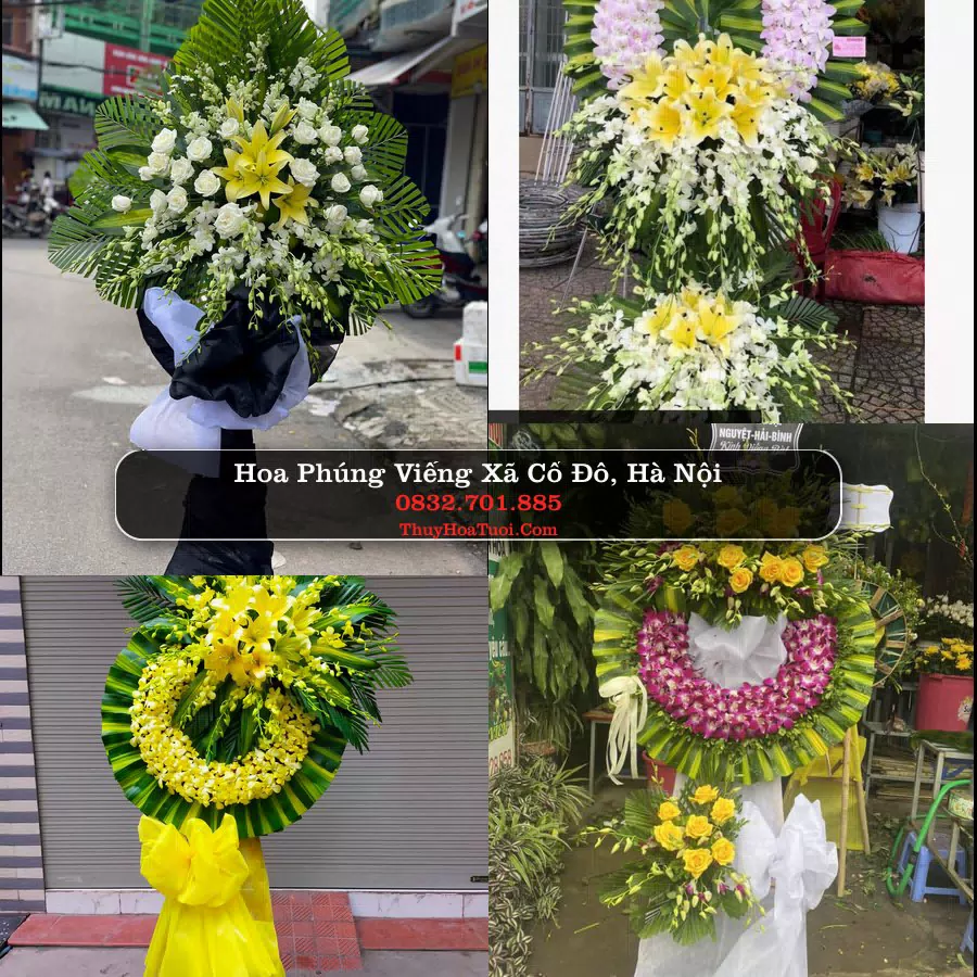 Đặt Hoa Chia Buồn tại Xã Cổ Đô, Hà Nội