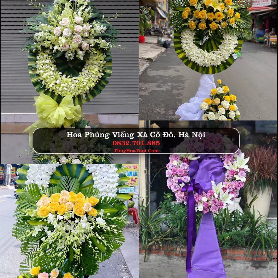 Vòng hoa chia buồn Xã Cổ Đô - ThuyHoaTuoi.Com