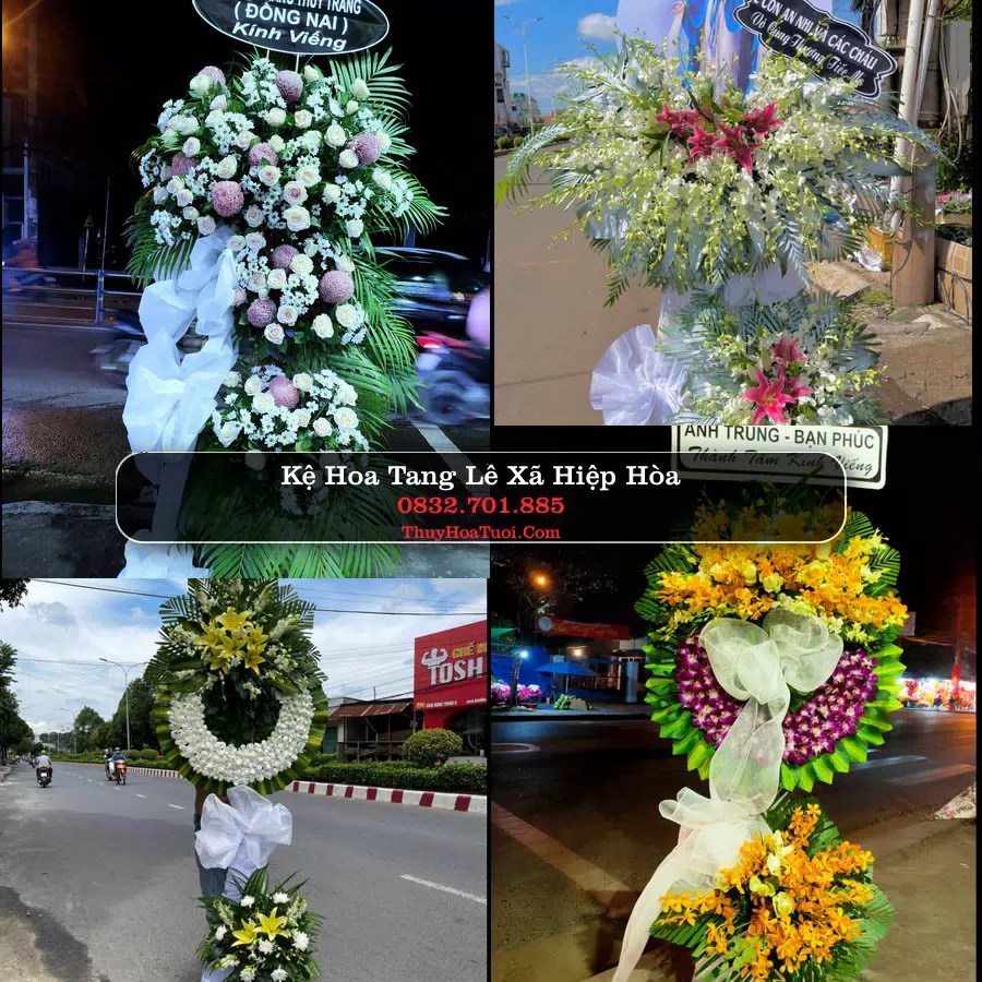 Đặt Vòng Hoa Tang Lễ tại Xã Hiệp Hòa, Bắc Ninh
