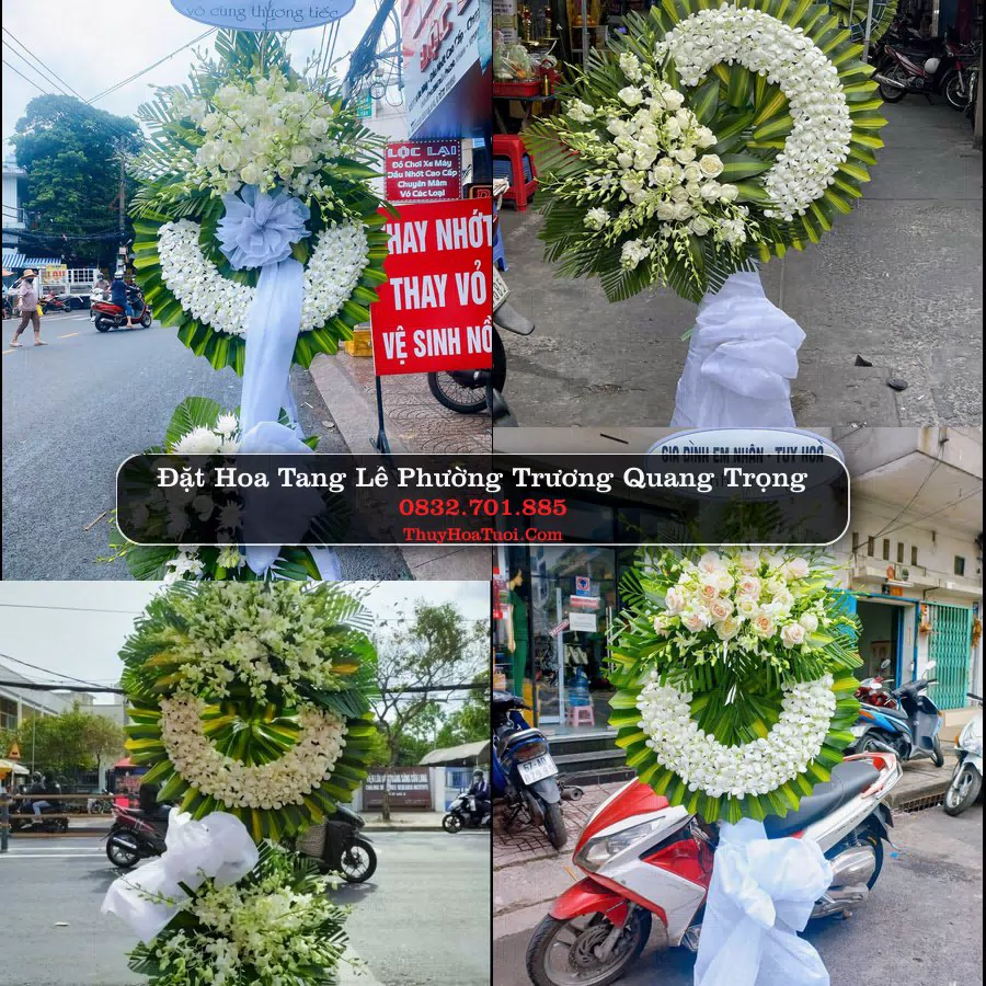 Kệ hoa tang lễ giao tại Phường Trương Quang Trọng, Quảng Ngãi