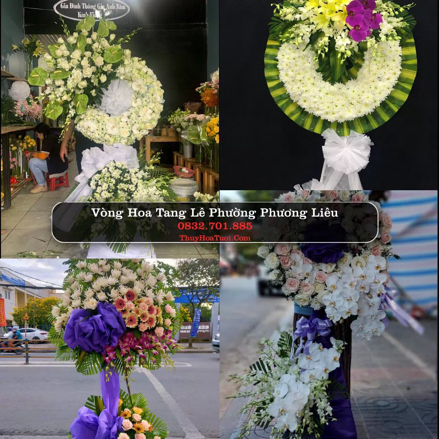 Vòng hoa chia buồn Phường Phương Liễu - ThuyHoaTuoi.Com