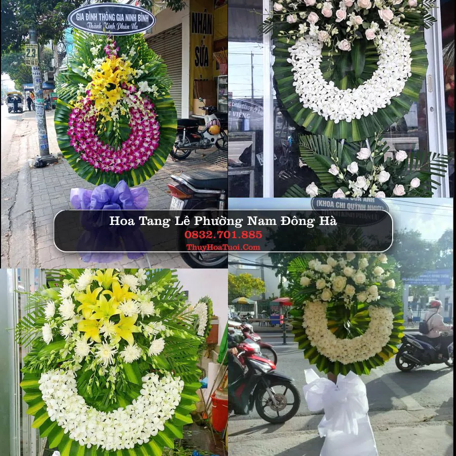 Vòng hoa chia buồn Phường Nam Đông Hà - ThuyHoaTuoi.Com