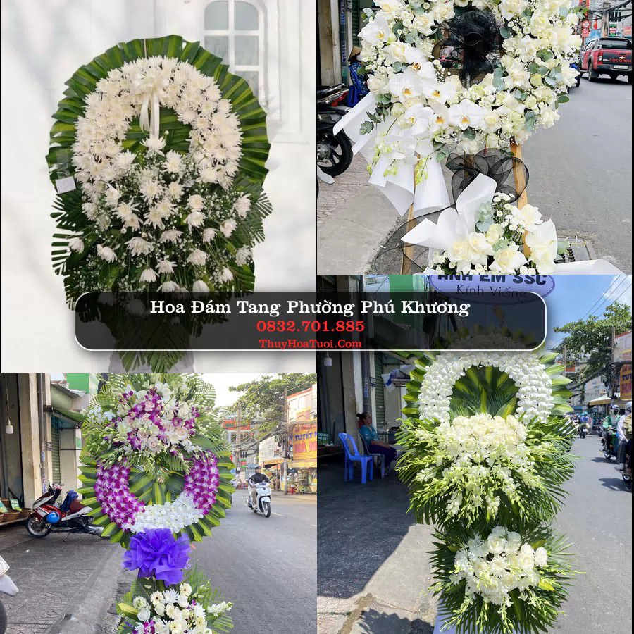 Vòng hoa chia buồn Phường Phú Khương - ThuyHoaTuoi.Com