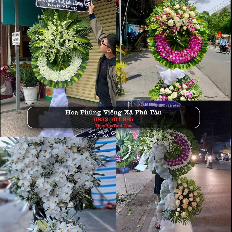 Đặt Hoa Chia Buồn tại Xã Phú Tân, An Giang