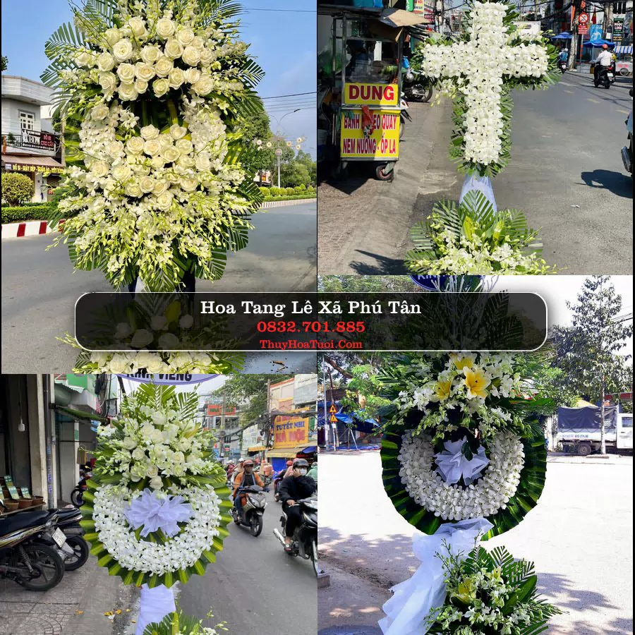 Kệ hoa tang lễ giao tại Xã Phú Tân, An Giang