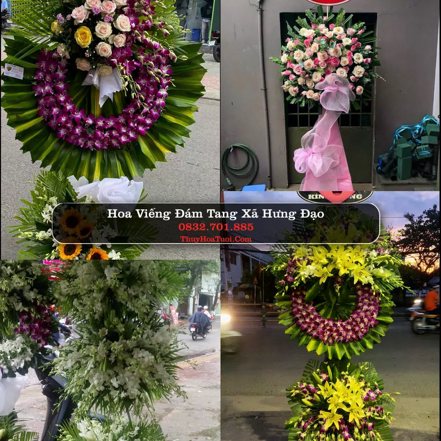 Vòng hoa chia buồn Xã Hưng Đạo - ThuyHoaTuoi.Com