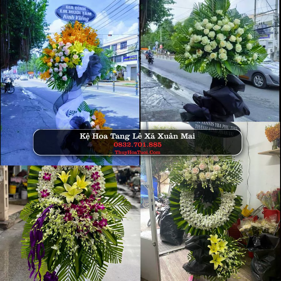 Vòng hoa chia buồn Xã Xuân Mai - ThuyHoaTuoi.Com