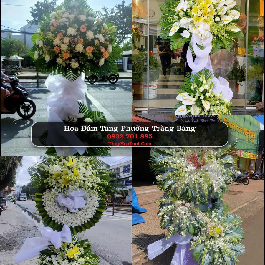 Vòng hoa chia buồn Phường Trảng Bàng - ThuyHoaTuoi.Com