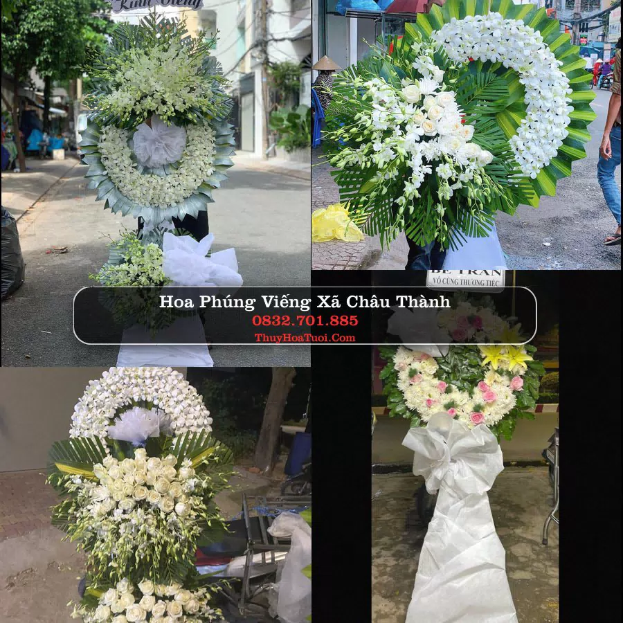 Vòng hoa chia buồn Xã Châu Thành - ThuyHoaTuoi.Com