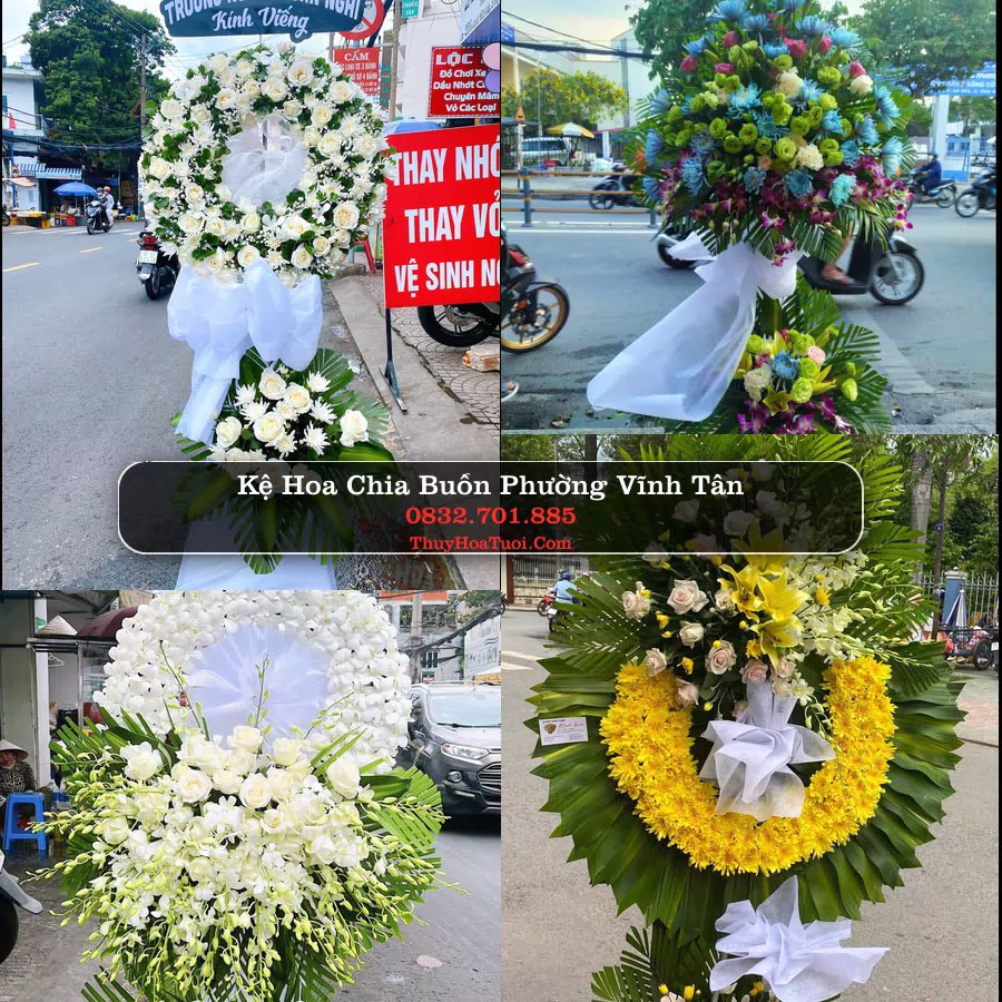 Đặt Hoa Chia Buồn tại Phường Vĩnh Tân, TP.HCM
