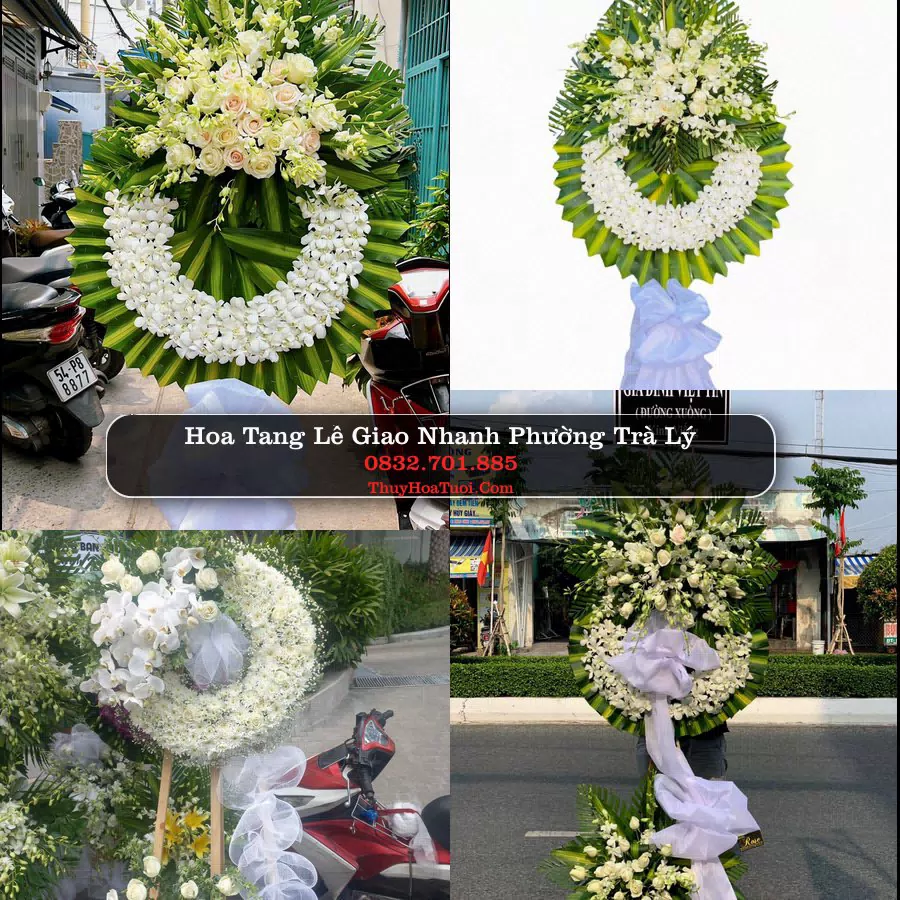 Vòng hoa chia buồn Phường Trà Lý - ThuyHoaTuoi.Com
