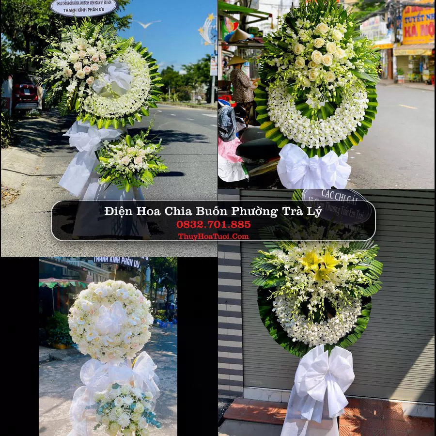 Kệ hoa tang lễ giao tại Phường Trà Lý, Hưng Yên