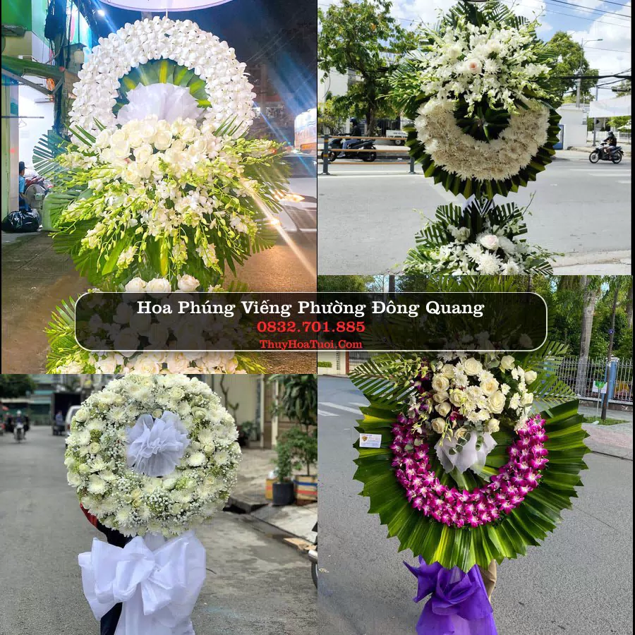 Vòng hoa chia buồn Phường Đông Quang - ThuyHoaTuoi.Com
