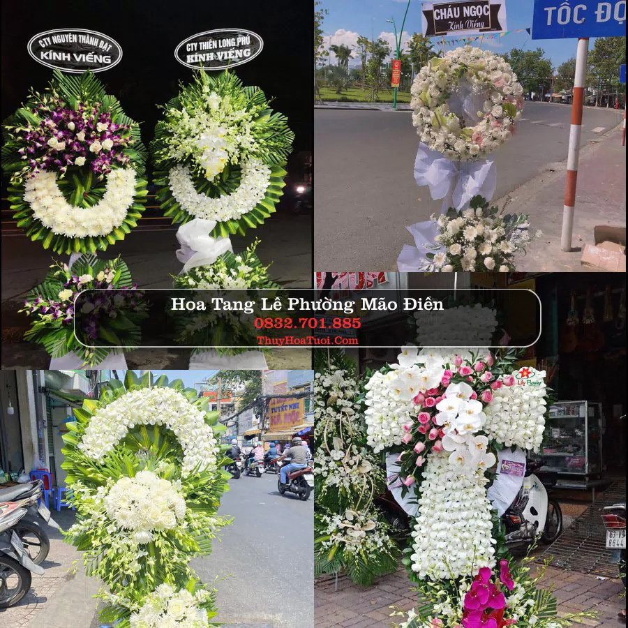 Vòng hoa chia buồn Phường Mão Điền - ThuyHoaTuoi.Com