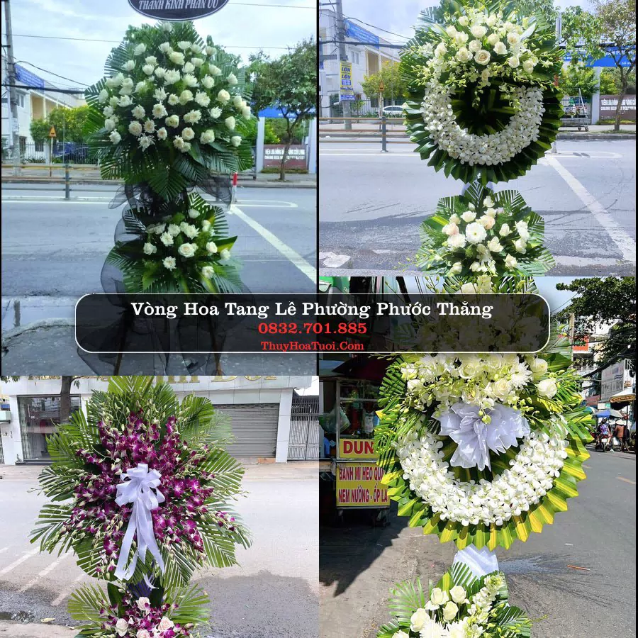Kệ hoa tang lễ giao tại Phường Phước Thắng, TP.HCM