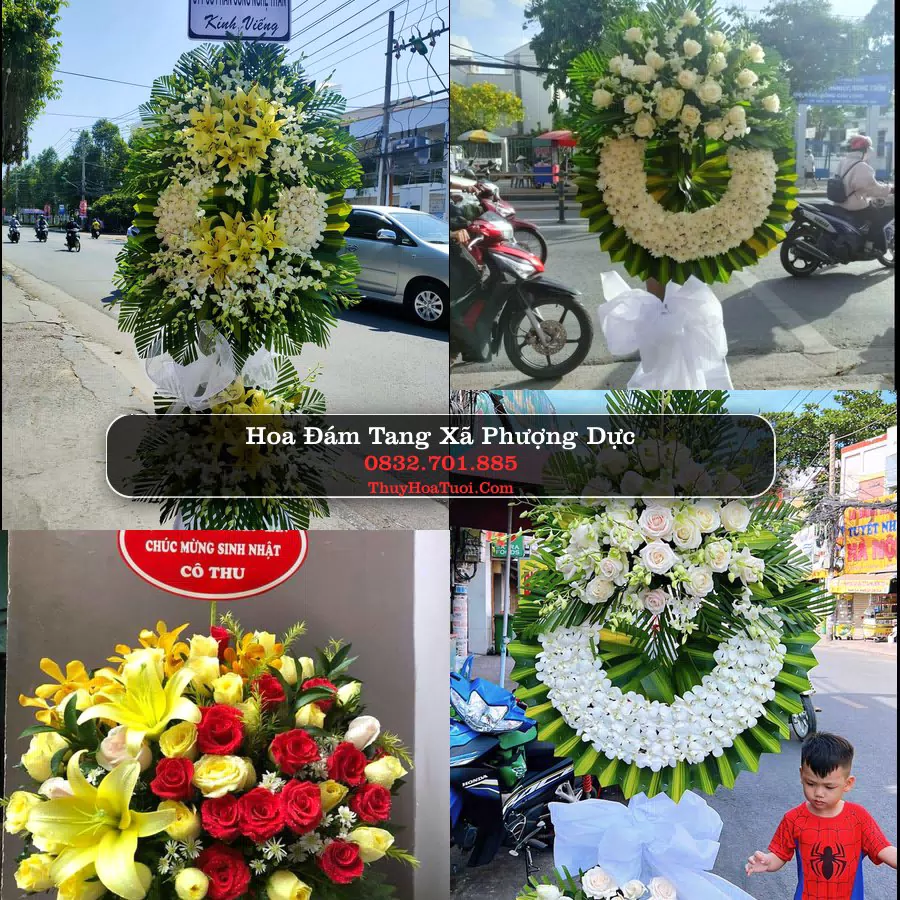 Vòng hoa chia buồn Xã Phượng Dực - ThuyHoaTuoi.Com