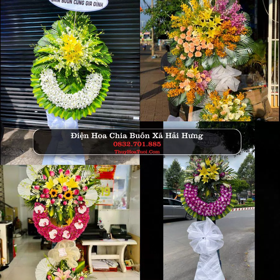 Vòng hoa chia buồn Xã Hải Hưng - ThuyHoaTuoi.Com