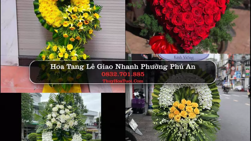 Đặt Vòng Hoa Chia Buồn tại Phường Phú An, TP.HCM