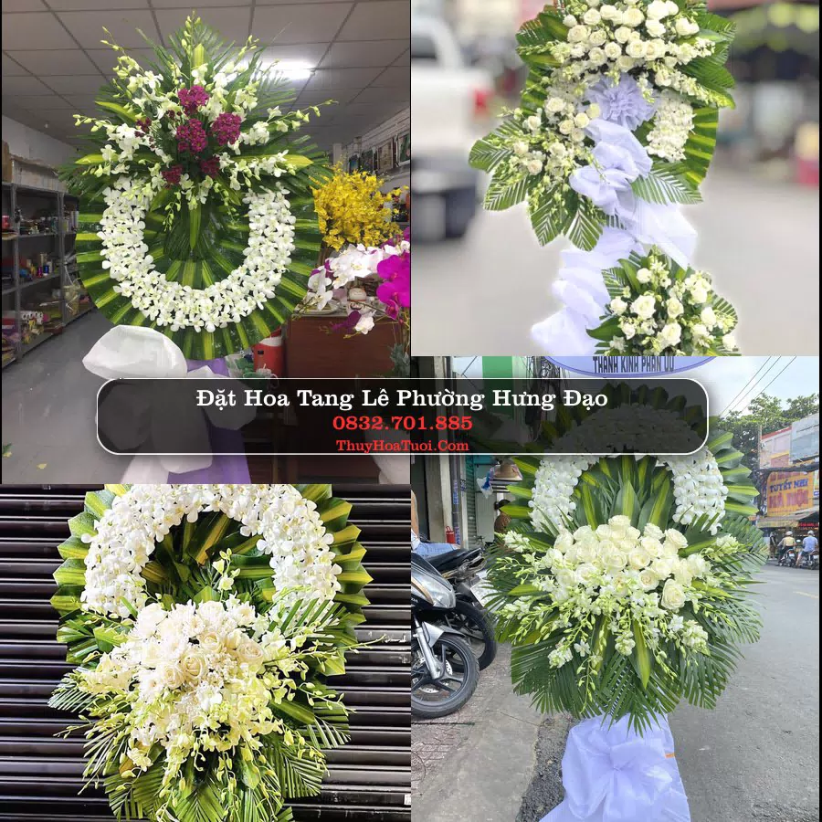 Vòng hoa chia buồn Phường Hưng Đạo - ThuyHoaTuoi.Com
