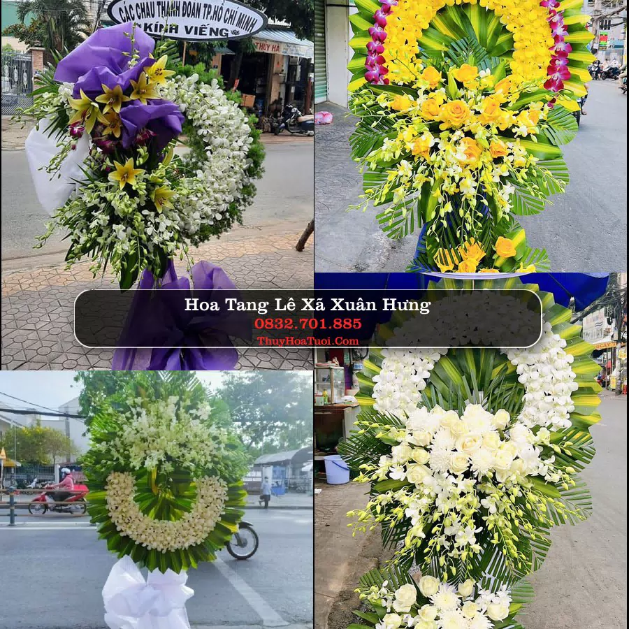 Kệ hoa tang lễ giao tại Xã Xuân Hưng, Ninh Bình