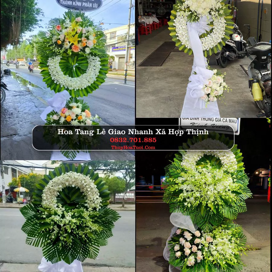 Kệ hoa tang lễ giao tại Xã Hợp Thịnh, Bắc Ninh
