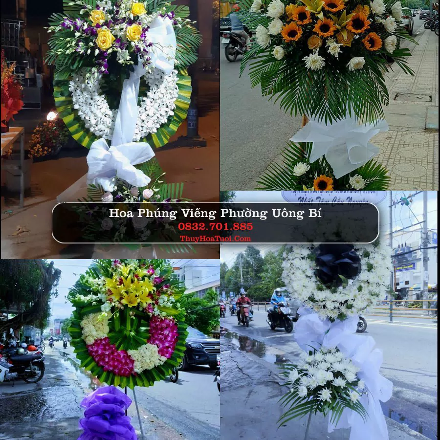 Vòng hoa chia buồn Phường Uông Bí - ThuyHoaTuoi.Com