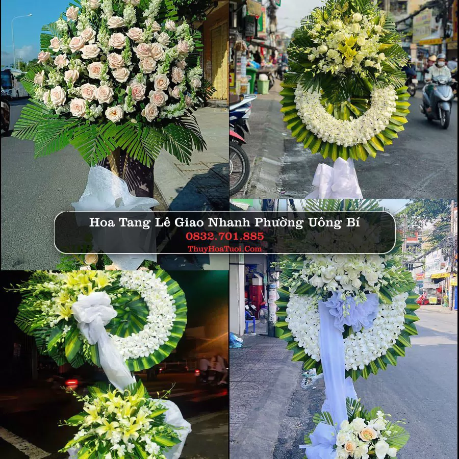 Kệ hoa tang lễ giao tại Phường Uông Bí, Quảng Ninh