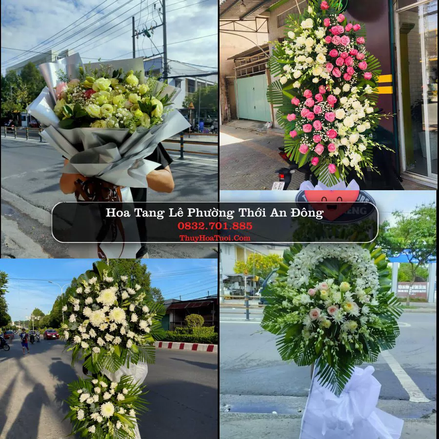 Đặt Vòng Hoa Chia Buồn tại Phường Thới An Đông, Cần Thơ