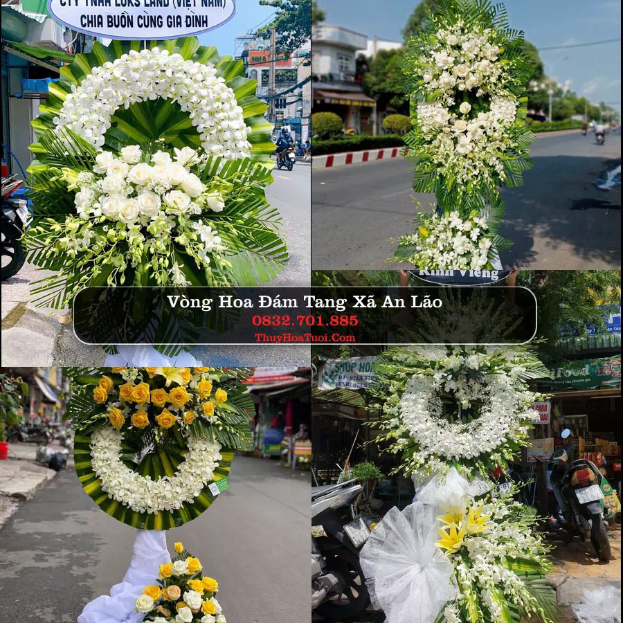 Vòng hoa chia buồn Xã An Lão - ThuyHoaTuoi.Com