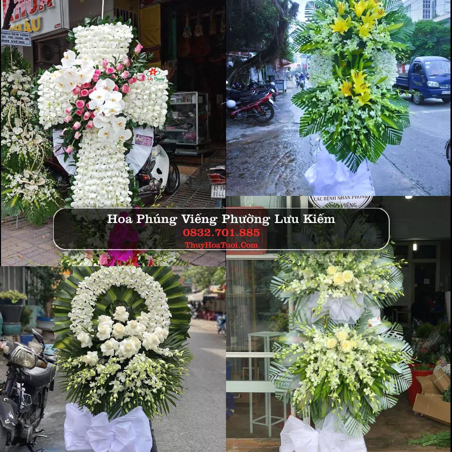 Vòng hoa chia buồn Phường Lưu Kiếm - ThuyHoaTuoi.Com